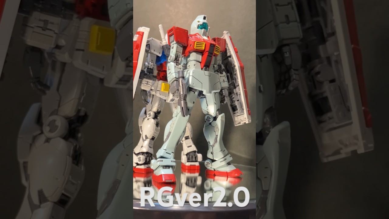 RG ガンダム ver2.0 ジム 完成 ❗️ #shorts #ガンダム #ジム #rg #ver2 #ガンプラ #改造 #全塗装 #完成 #gunpla #modelkit #gundam