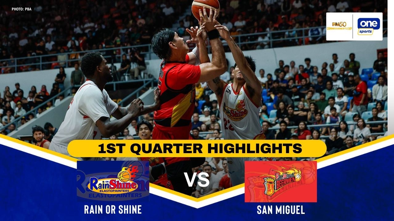 SAN MIGUEL vs RAIN OR SHINE | 1ST QUARTER HIGHLIGHTS | PBA SEASON 50 COMMISSIONER'S CUP QF