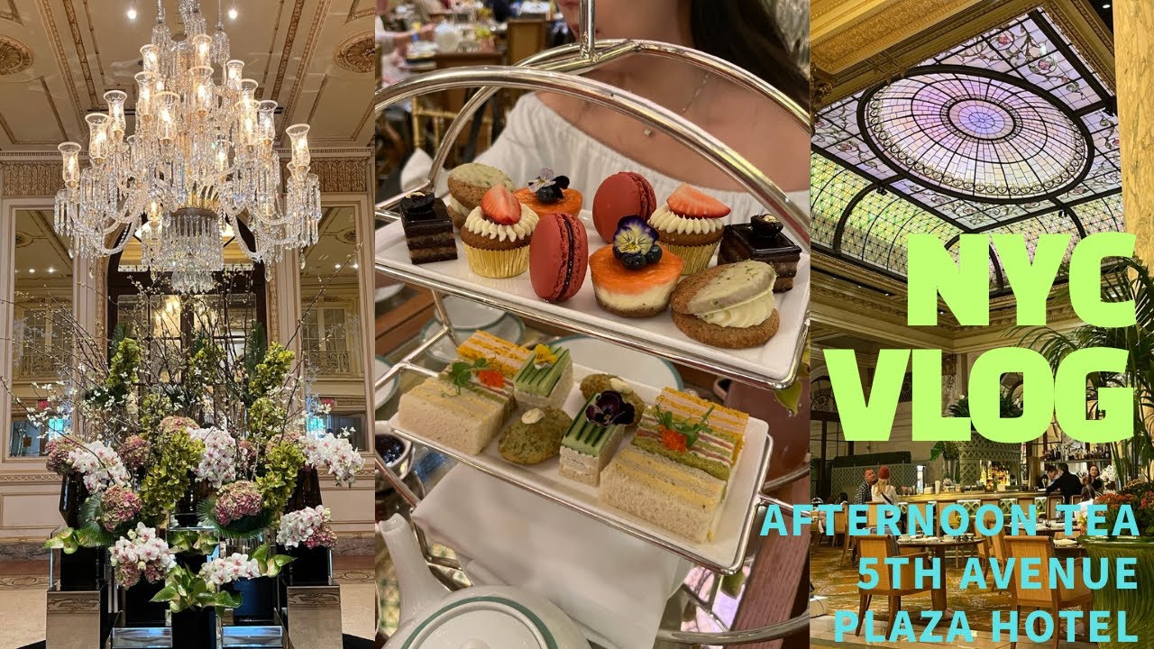 NYC VLOGㅣ5th ave luxury brands tour, Plaza Hotel Afternoon tea, Birthday celebration, New York