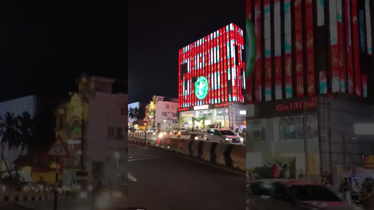 Nagercoil City in night #nagercoil #city #junction #vlog