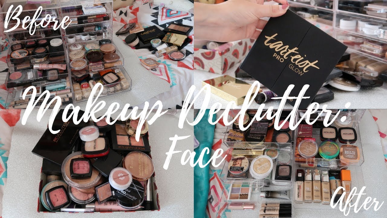 Makeup Collection Declutter 2018: Foundations, Bronzers, Blushers & Highlighters | Beauticole