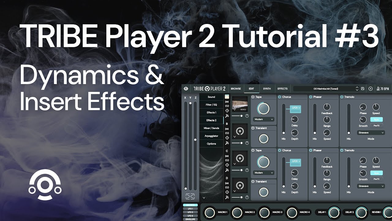 3. Tutorial TRIBE Player 2: Dynamics & Insert Effects