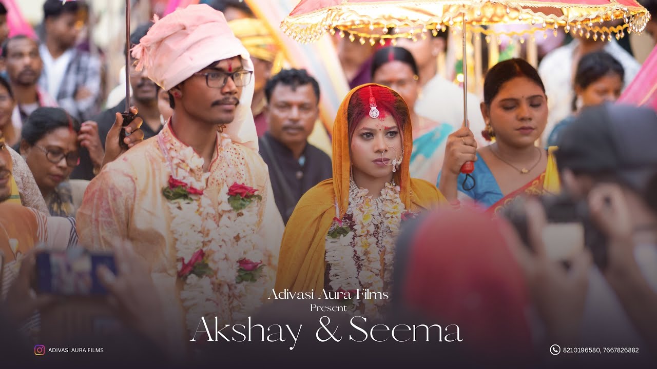 SANTALI WEDDING 2025 // AKSHAY & SEEMA // ADIVASI AURA FILMS // JAMSHEDPUR