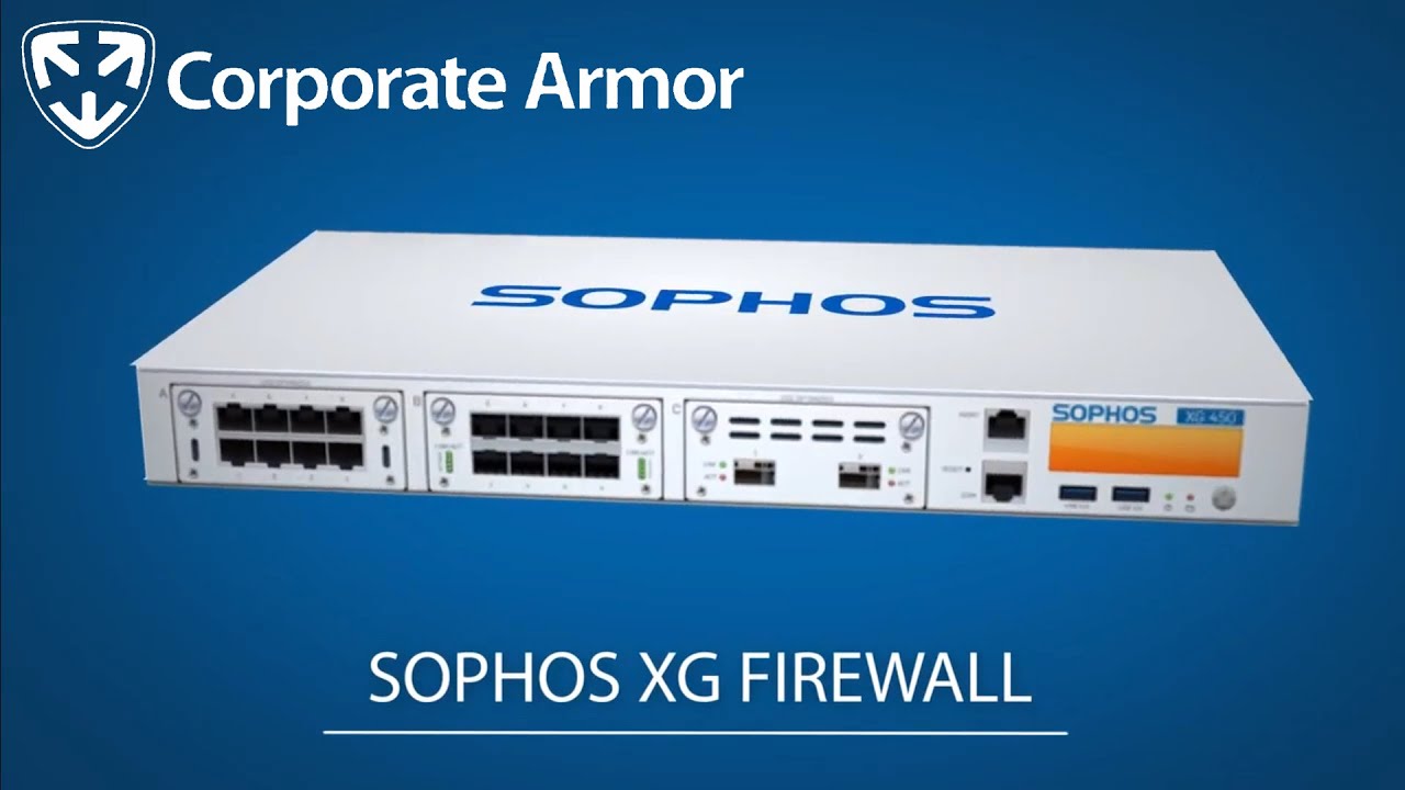 Sophos XG Firewall Management Overview
