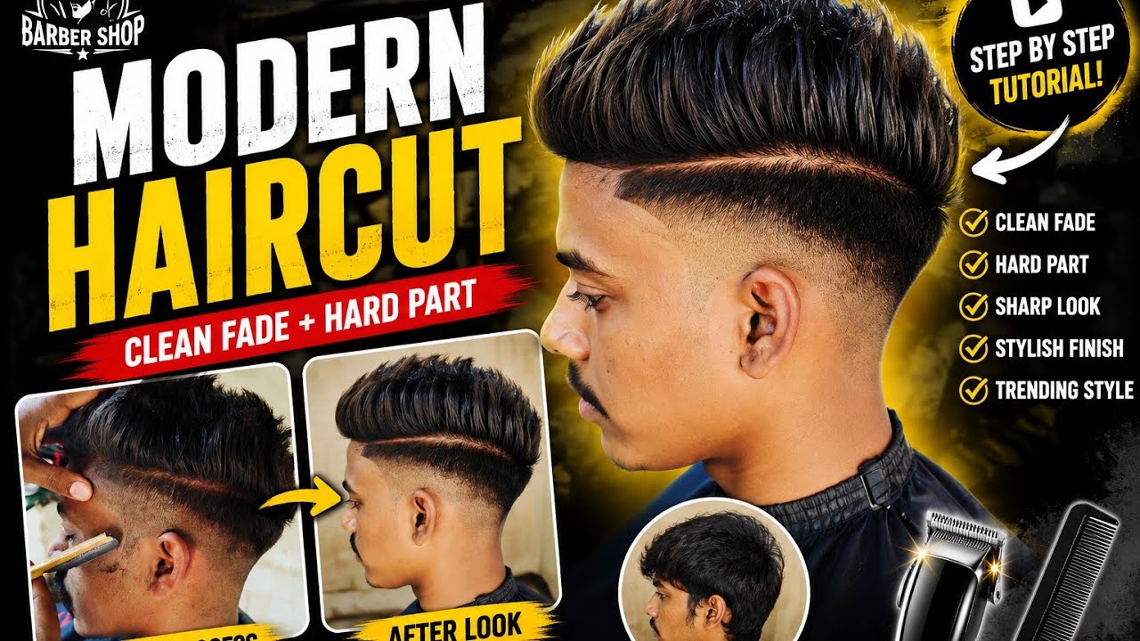 **New Trending Haircut 2024😱✂️😱 | Hair Transformation**#hairstyle #haircut 