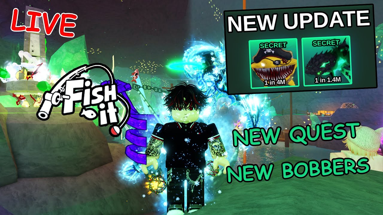DAY 3 KELARIN MISI BARU | GIVEAWAY 20K SUBSCRIBE 10 SECRET #roblox #fishit