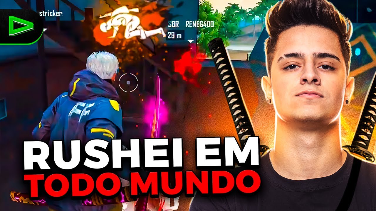 LIMPEI CLOCK TOWER E RUSHEI EM GERAL! FREE FIRE