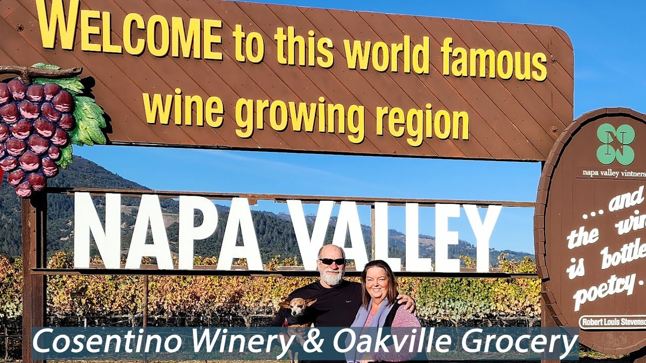 Roadtripping Napa Valley, CA | Cosentino Winery & Oakville Wine Merchant & Grocery | Dog Friendly