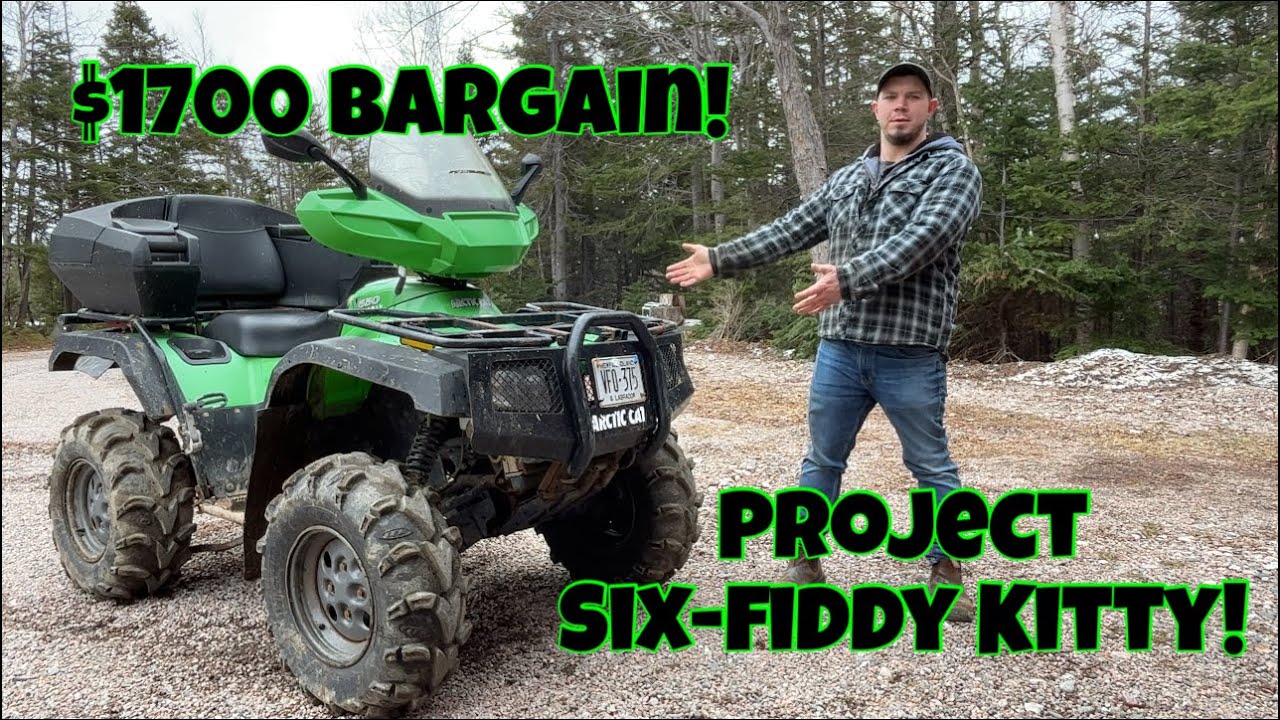 Я купил этот 650-кубовый квадроцикл на торговой площадке всего за 1700 долларов! Arctic Cat V-Twi...