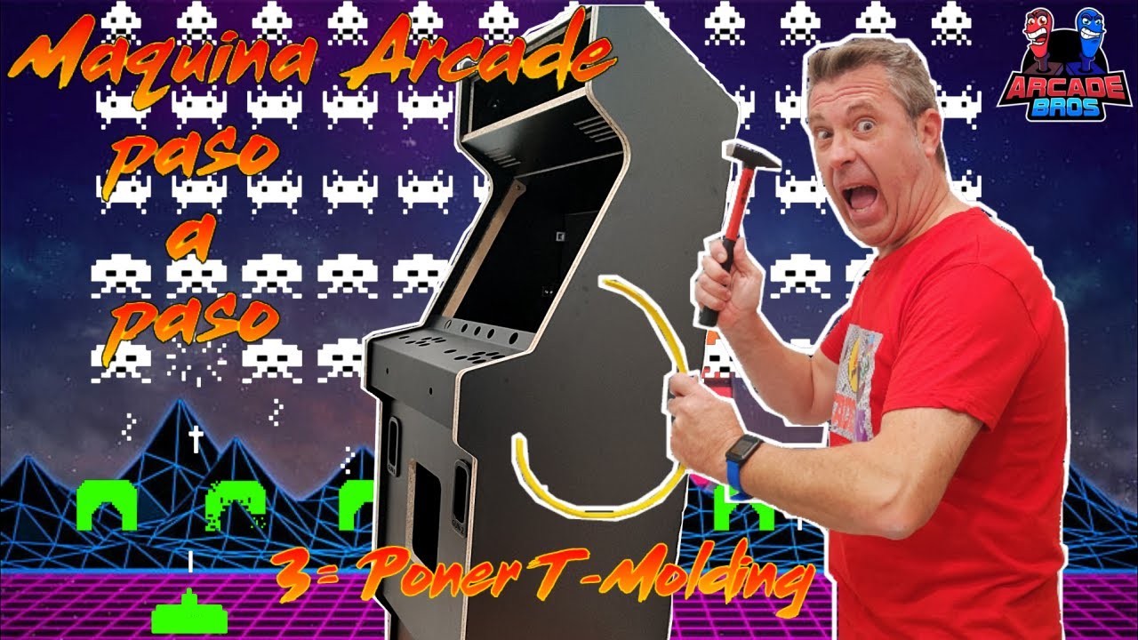Haz tú máquina arcade paso a paso - Tutorial Paso 3: Colocación de T-molding
