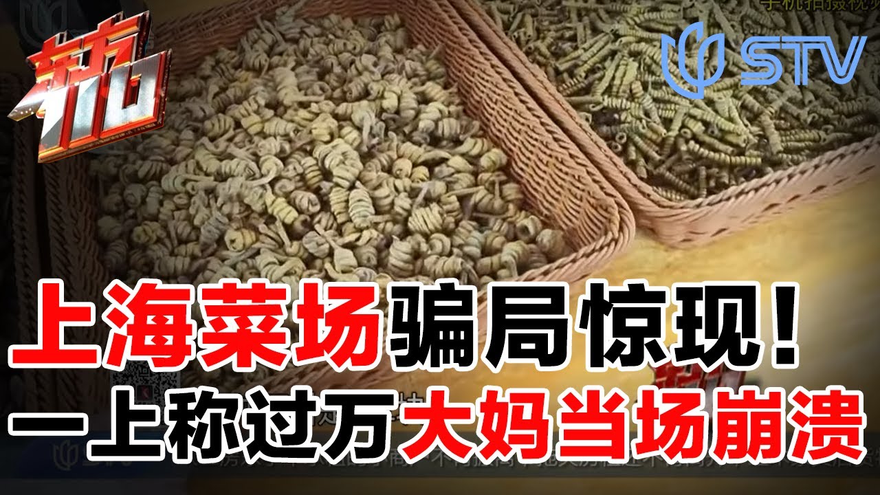 上海菜场惊现天价药材，单价贵过黄金，一买就上万，大妈当场瘫坐痛哭！警方曝光全套套路#东方110 FULL