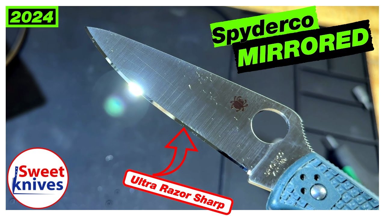 Perfecting a Mirror Edge on a Spyderco Endura 4 ZDP-189 Knife | Sweet Knives