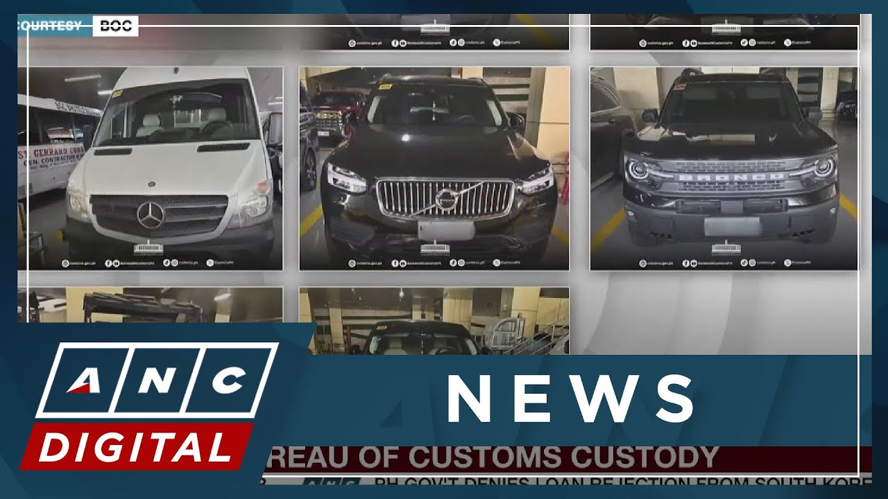 30 luxury cars owned by Discayas now under Bureau of Customs custody | ANC