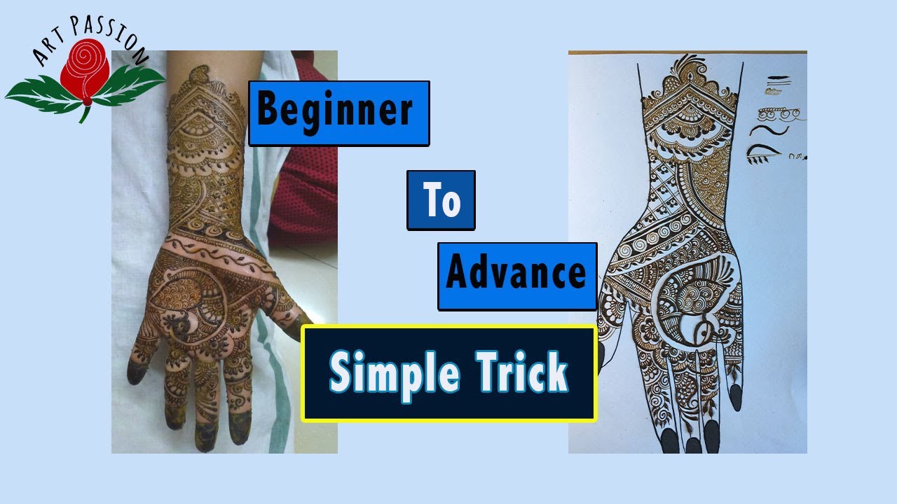Beginner to Advance level simple trick and tips | Improve mehendi design | learn from experienced