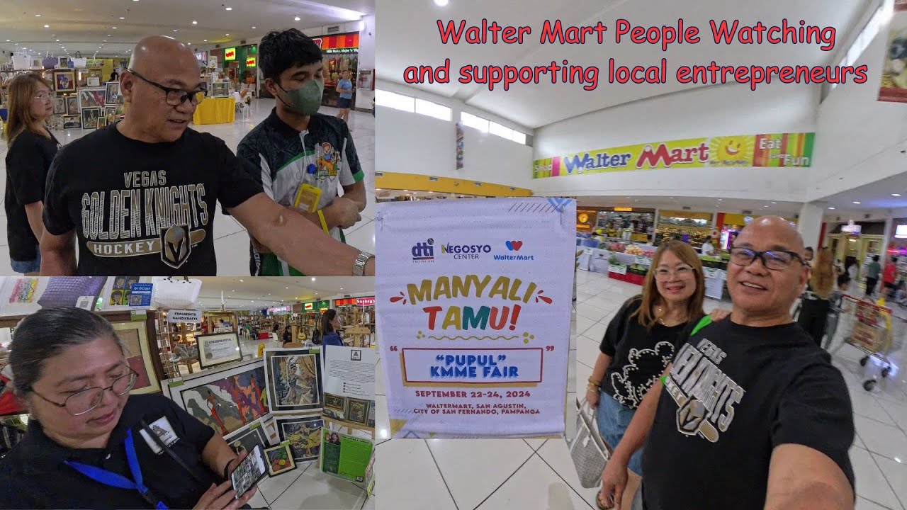 People Watching at Walter Mart San Fernando Pampanga and KMME Fair