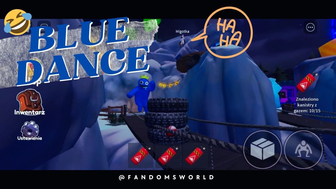 BLUE DANCE - #rainbowfriends #fandom #roblox