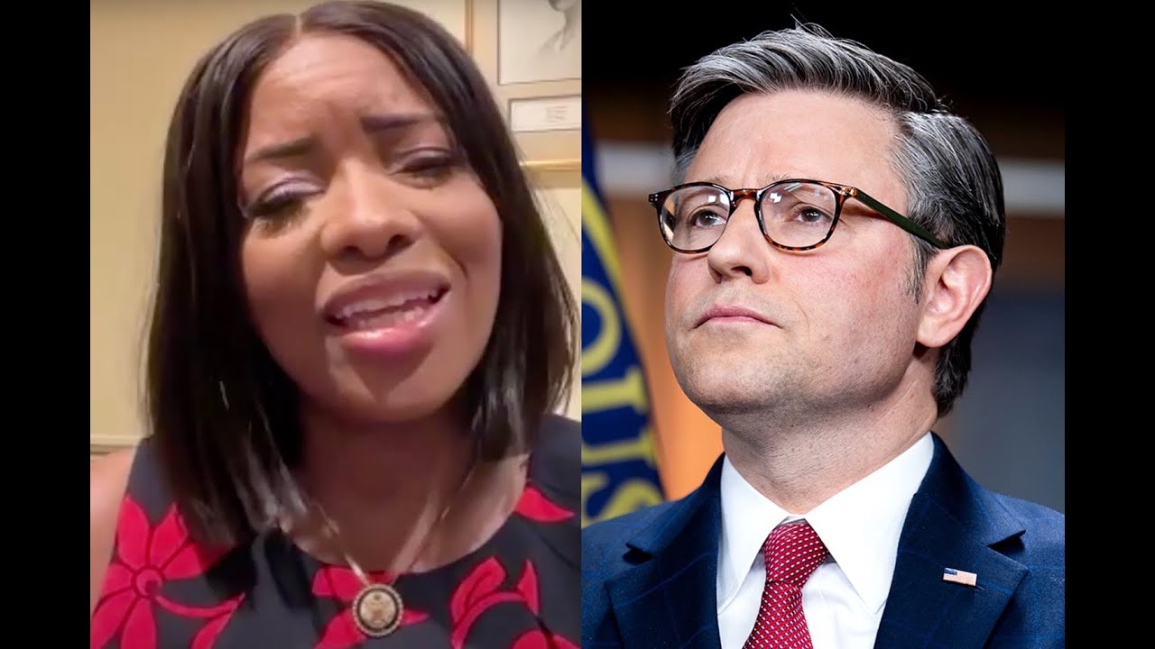 Jasmine Crockett reveals Mike Johnson’s plan to protect Trump over Epstein