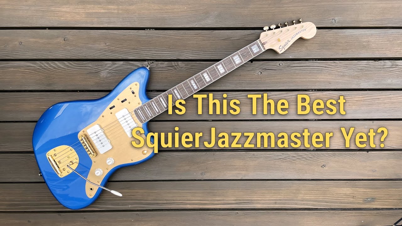 The Squier 40th Anniversary Jazzmaster Gold Edition LPB | Demo + Review | Best Squier JM Yet?