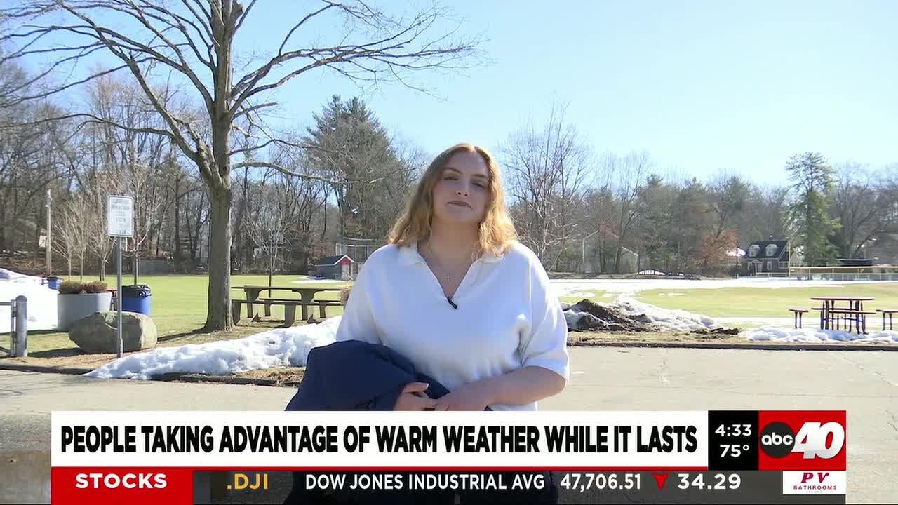Warm temperatures bring early taste of spring to western Mass.