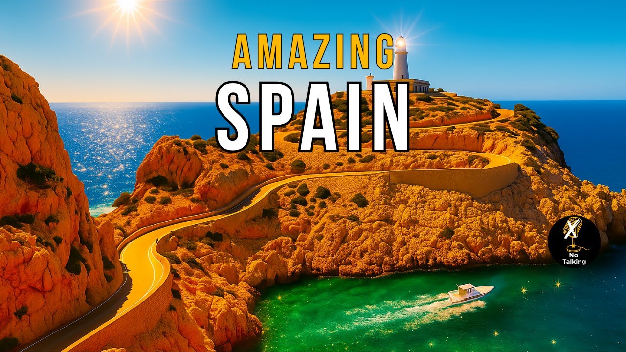Amazing Spain &ndash; Most Beautiful Places | No Talking | Cinematic 4K Travel Video