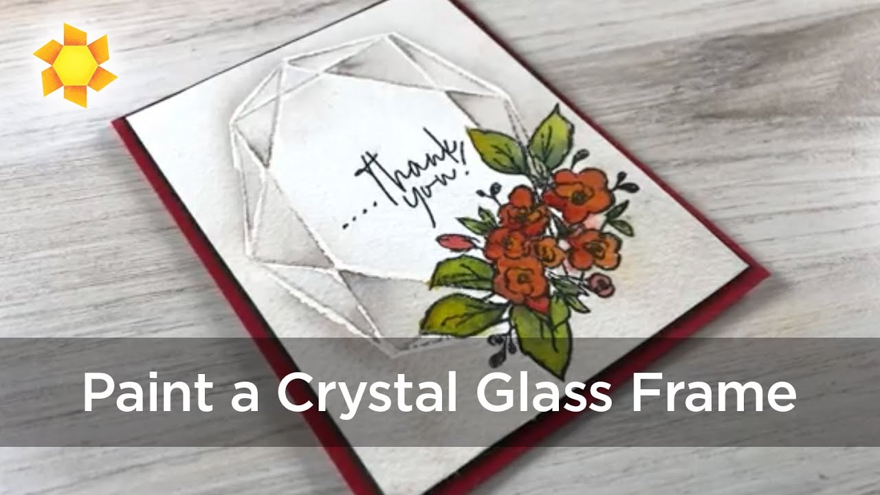 Paint a Crystal Glass Frame