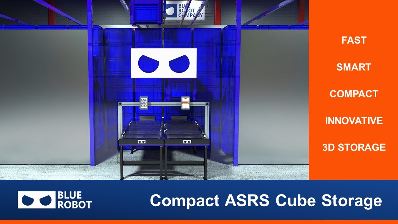 Blue Robot ASRS - Cube Storage