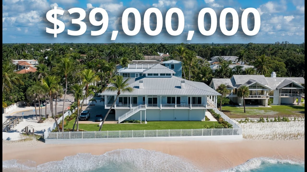 $39M Florida Beachfront Gem The View is Worth the Millions | Port Royal