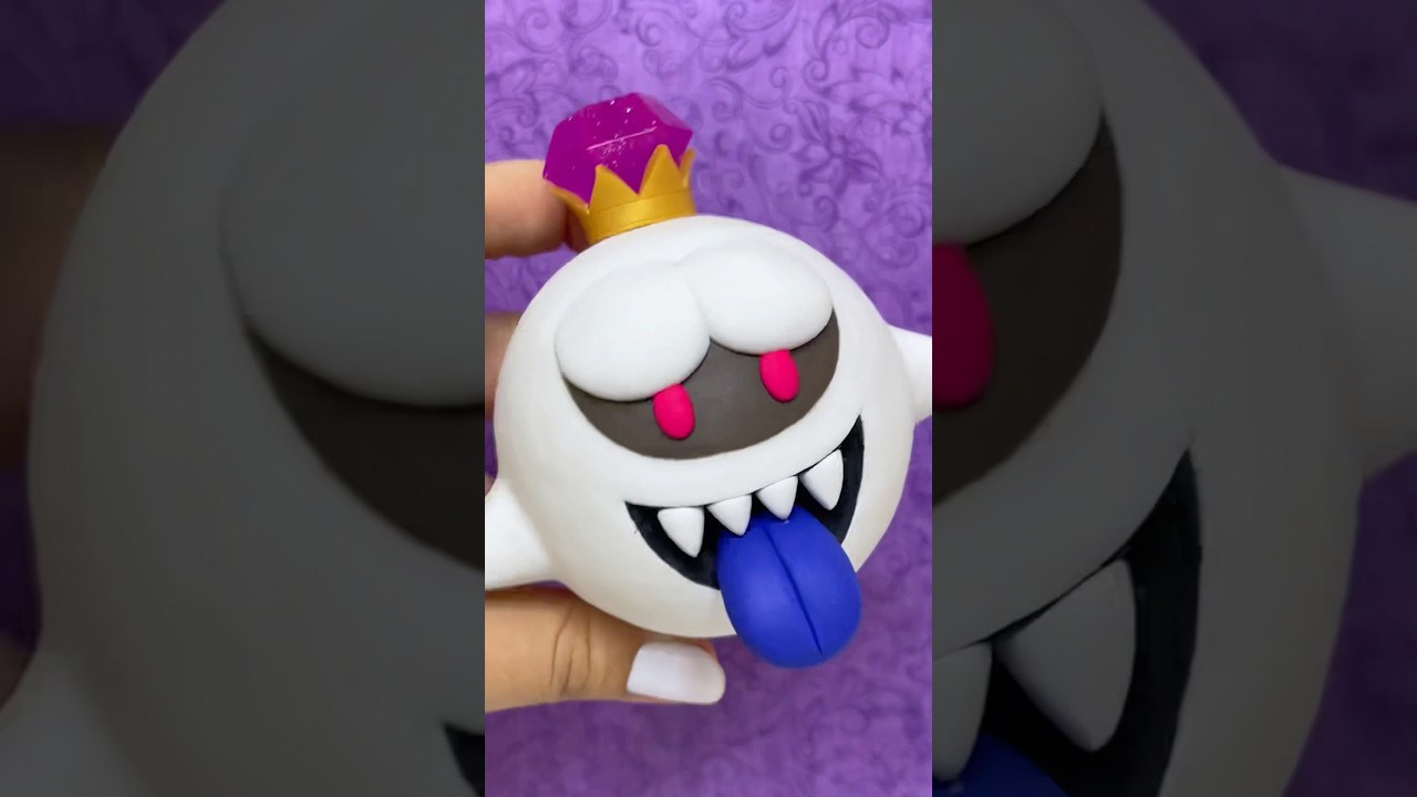 King Boo from Super Mario | Clay