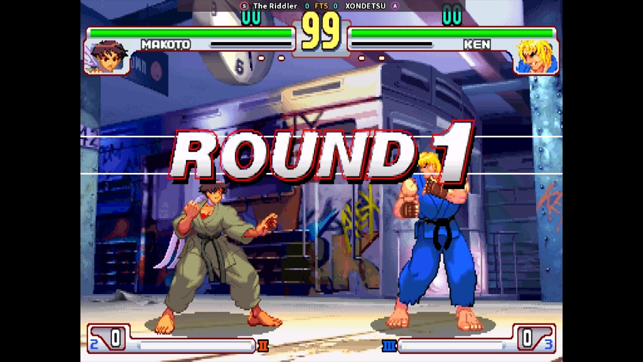 Street Fighter III 3rd Strike - The Riddler(BRAZIL) VS XONDETSU(BRAZIL) FT5