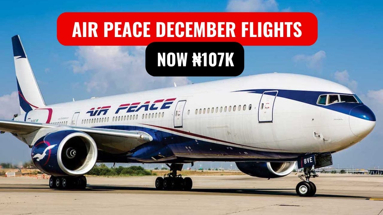 В декабре авиакатастрофа с рейсами Air Peace привела к падению стоимости билетов с 500 000 до 107...
