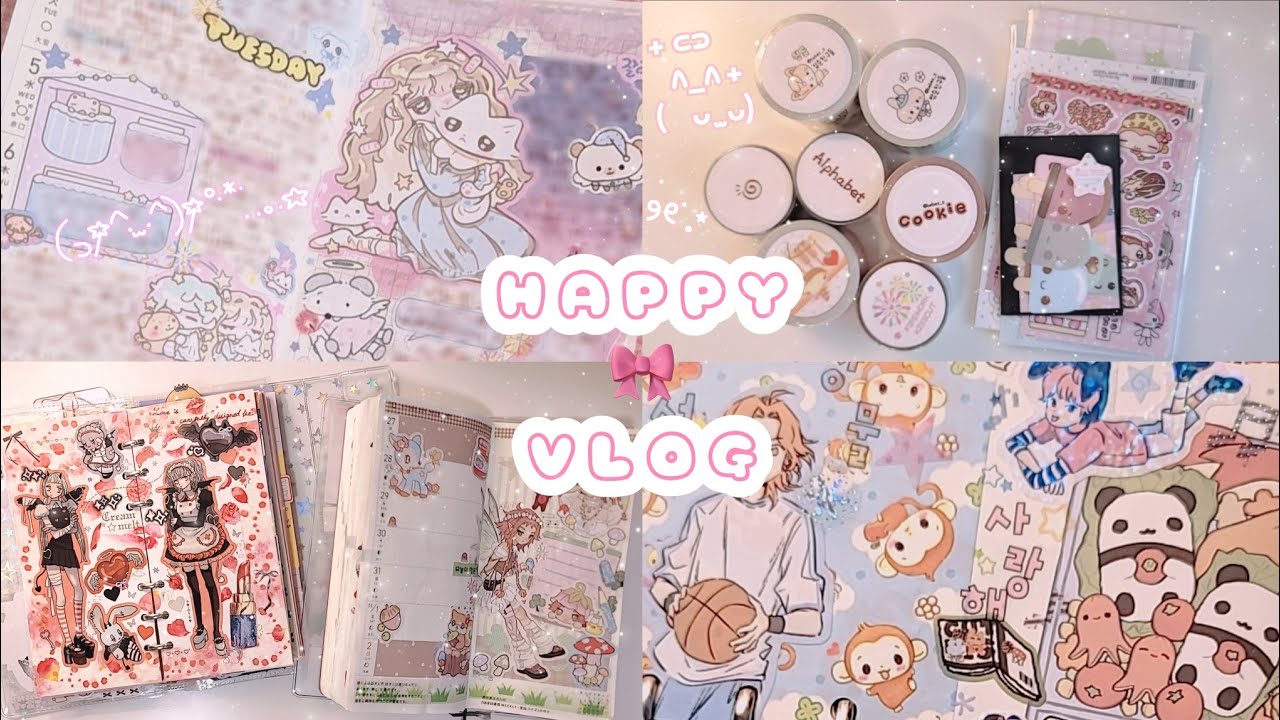 🎀メリング購入品✩°｡⋆⸜(ू˙꒳​˙ )໒꒱🎀シール収納/🍁秋っぽい手帳デコ(ほぼ日weeks)/システム手帳/journal/다이어리 꾸미기♡.｡º*