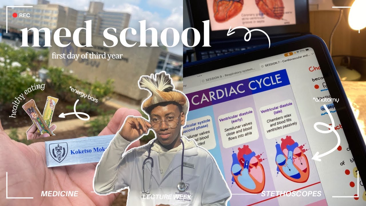 DAY IN THE LIFE: 3rd Year Medical Student 🫀// clinical skills + lectures + studying + friends
