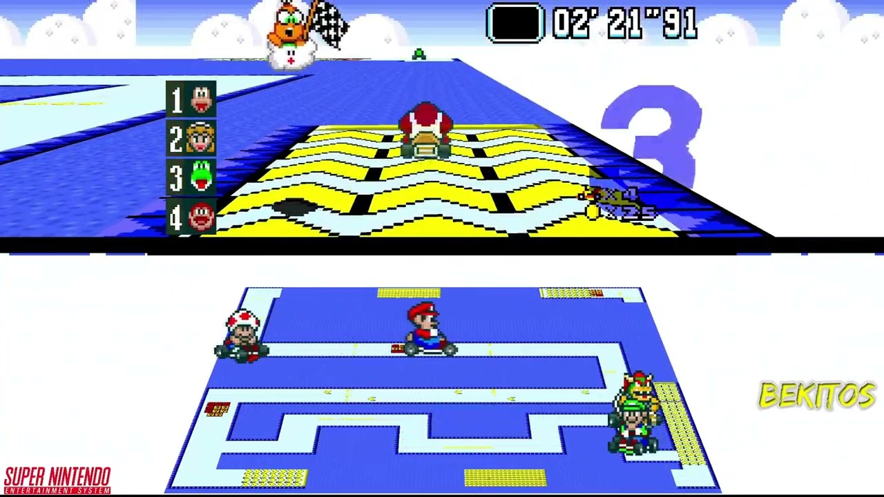 Super Mario Kart J Series 1 (Super Mario Kart Hack)
