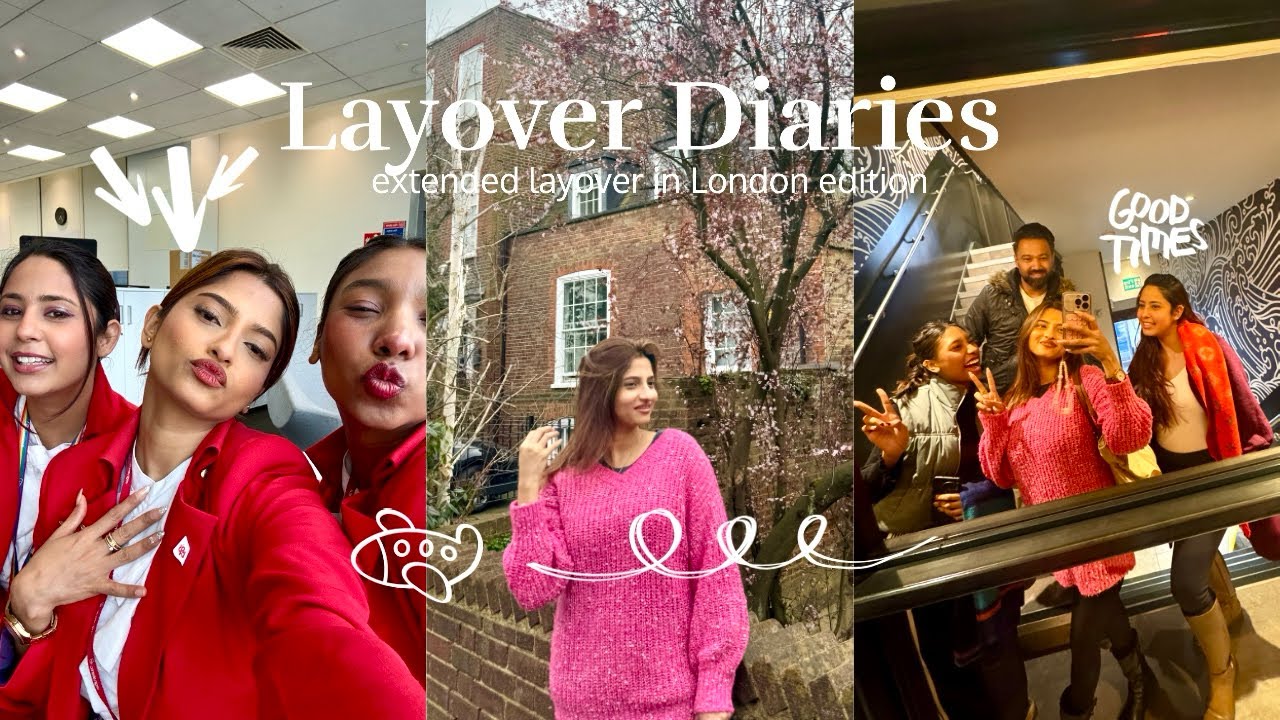 Extended layover in London, richmond by the river, food and fun | cabin crew vlogs