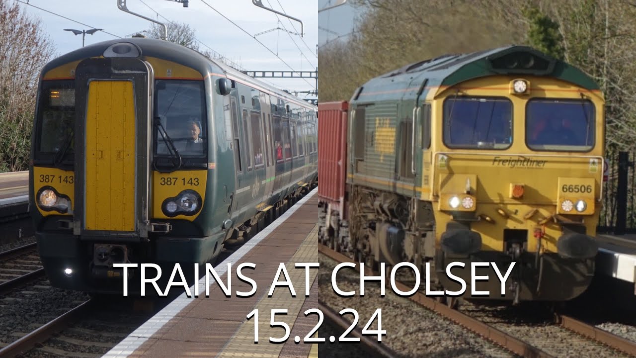Trains at Cholsey station | 15.2.24
