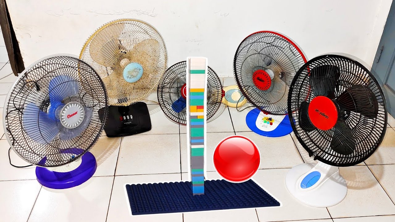 Tantangan Kipas Angin Merobohkan Lego‼️Fan Challenge