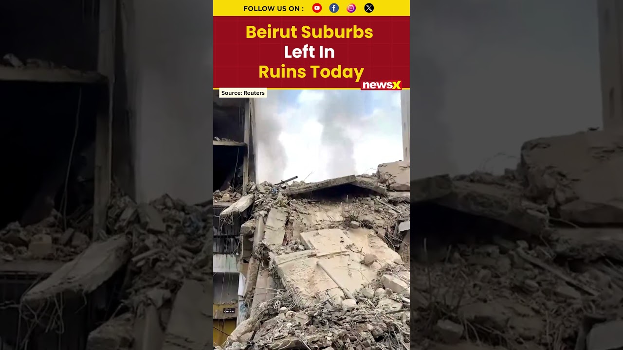 Israeli Strikes Leave Beirut&rsquo;s Southern Suburbs in Ruins as War With Lebanon Intensifies