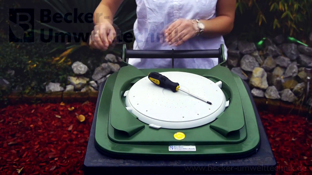 BECKER UMWELTTECHNIK: Montageanleitung Biologic Filterdeckel