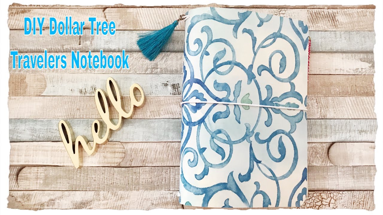 Easy DIY Dollar Tree Travelers Notebook Cover A5 Size (Jord Giveaway)