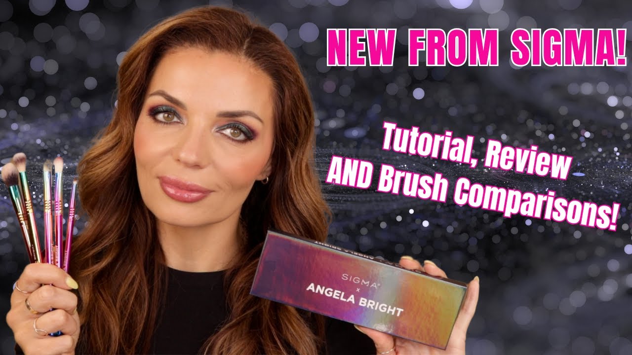 SIGMA x ANGELA BRIGHT | Eyeshadow Palette and Brush Set...Worth It?