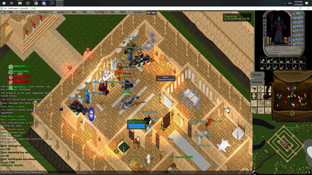1v1  ninja mage vs ninja mage aos