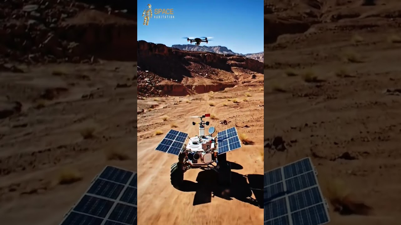 Mars Rover & Drone Teamin’ Up on the Red Planet 🤖🔴 