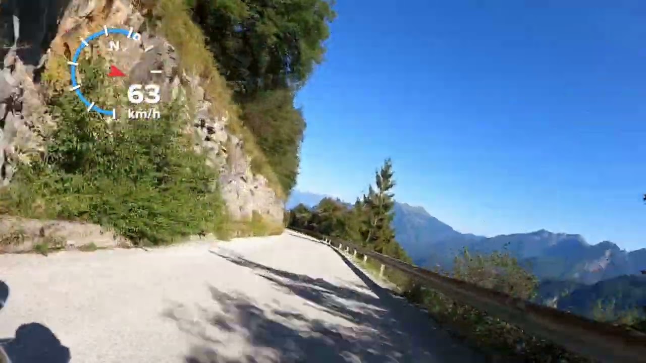 Da Passo Pura ad Ampezzo (bivo SS52) su Moto Guzzi V7 III Racer del 2020
