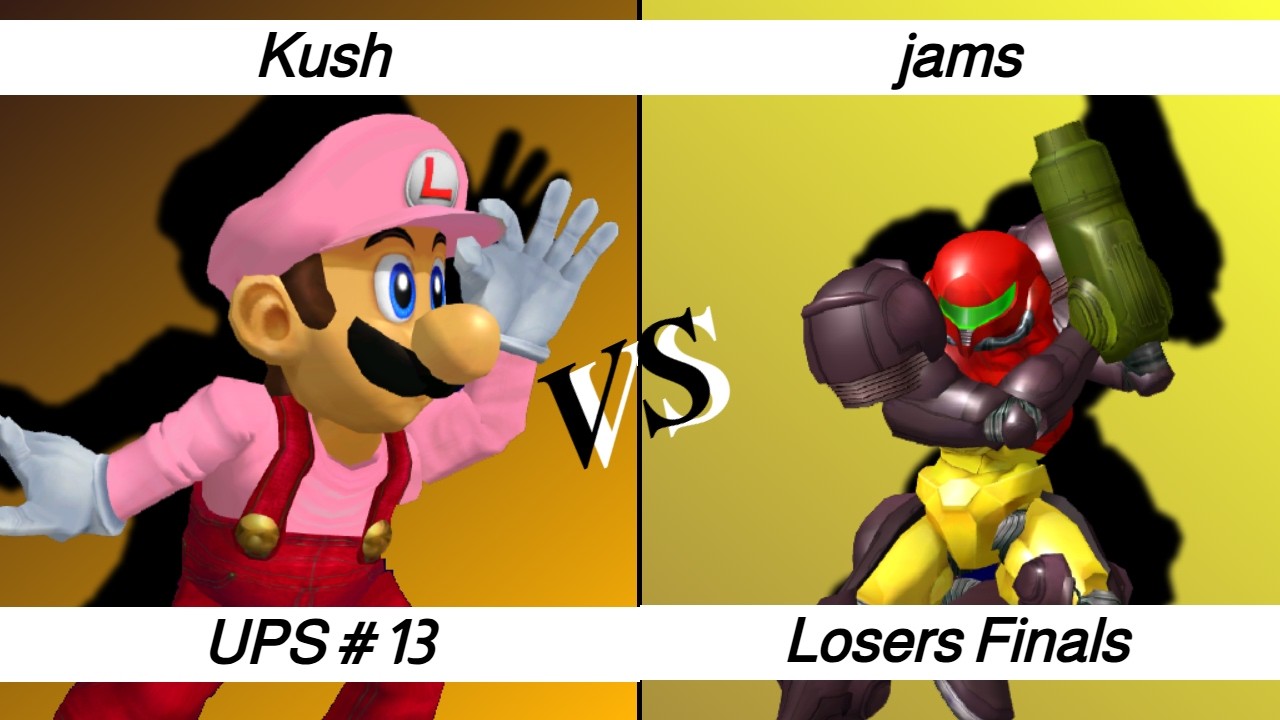 UPS #13 – LF – Kush ⟮Luigi, Doc⟯ vs jams ⟮Samus⟯