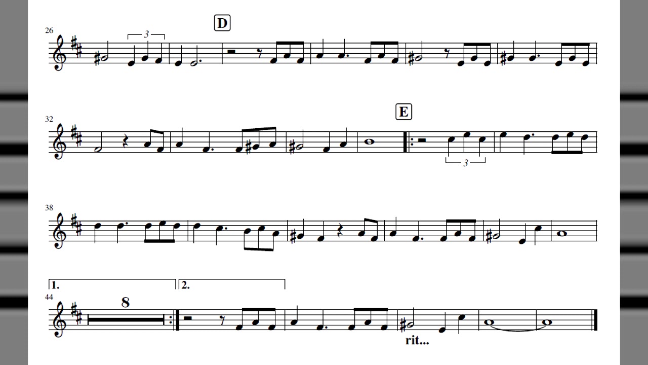 Playback - Como é grande o meu amor por você. Trompete/Saxophone.