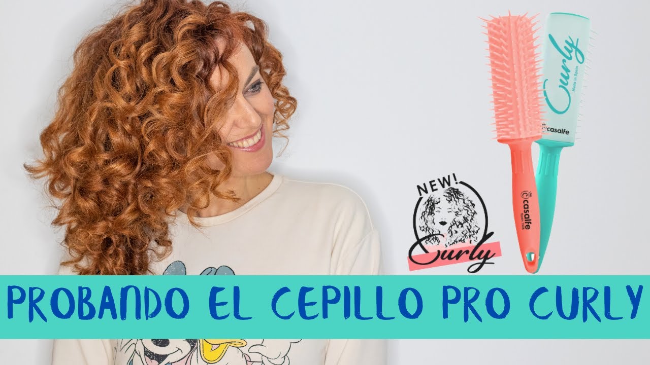 PROBANDO el nuevo cepillo PRO CURLY de  CASALFE