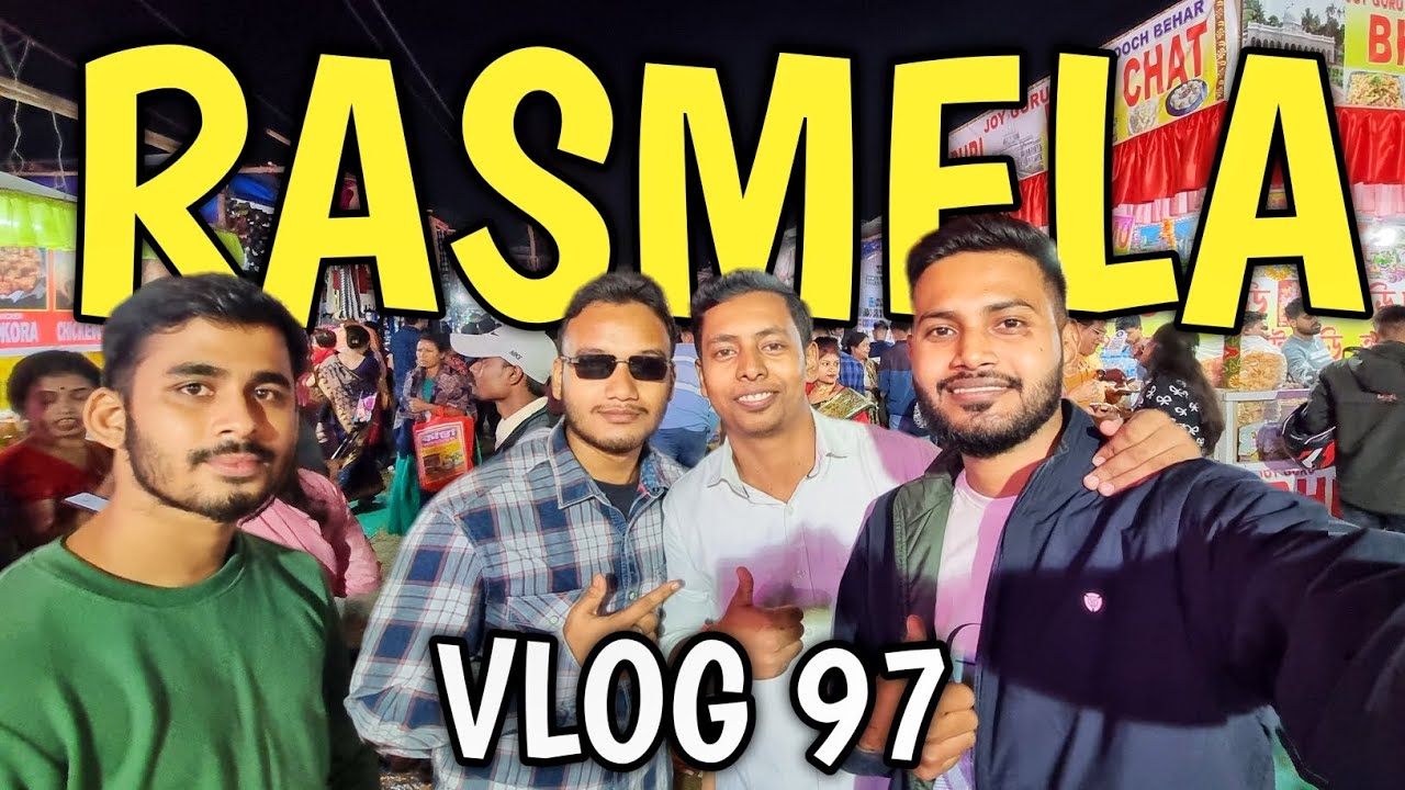 Vlog 97 || দুই বছর পর রাসমেলায় 🎊🥰|| Coochbehar Rash mela 2024 || Rupom Roy