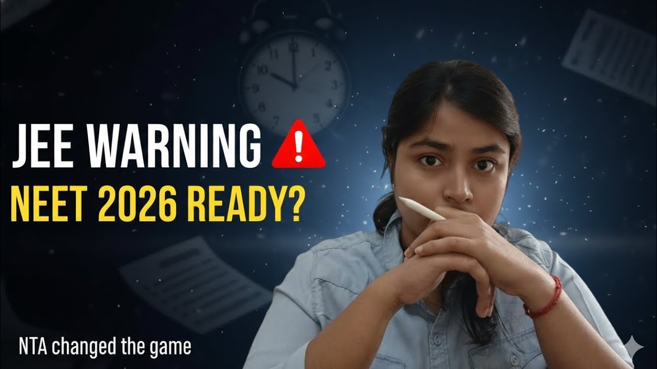 JEE Mains to NEET 2026 Students:Wake Up Now🚨Must Watch💯