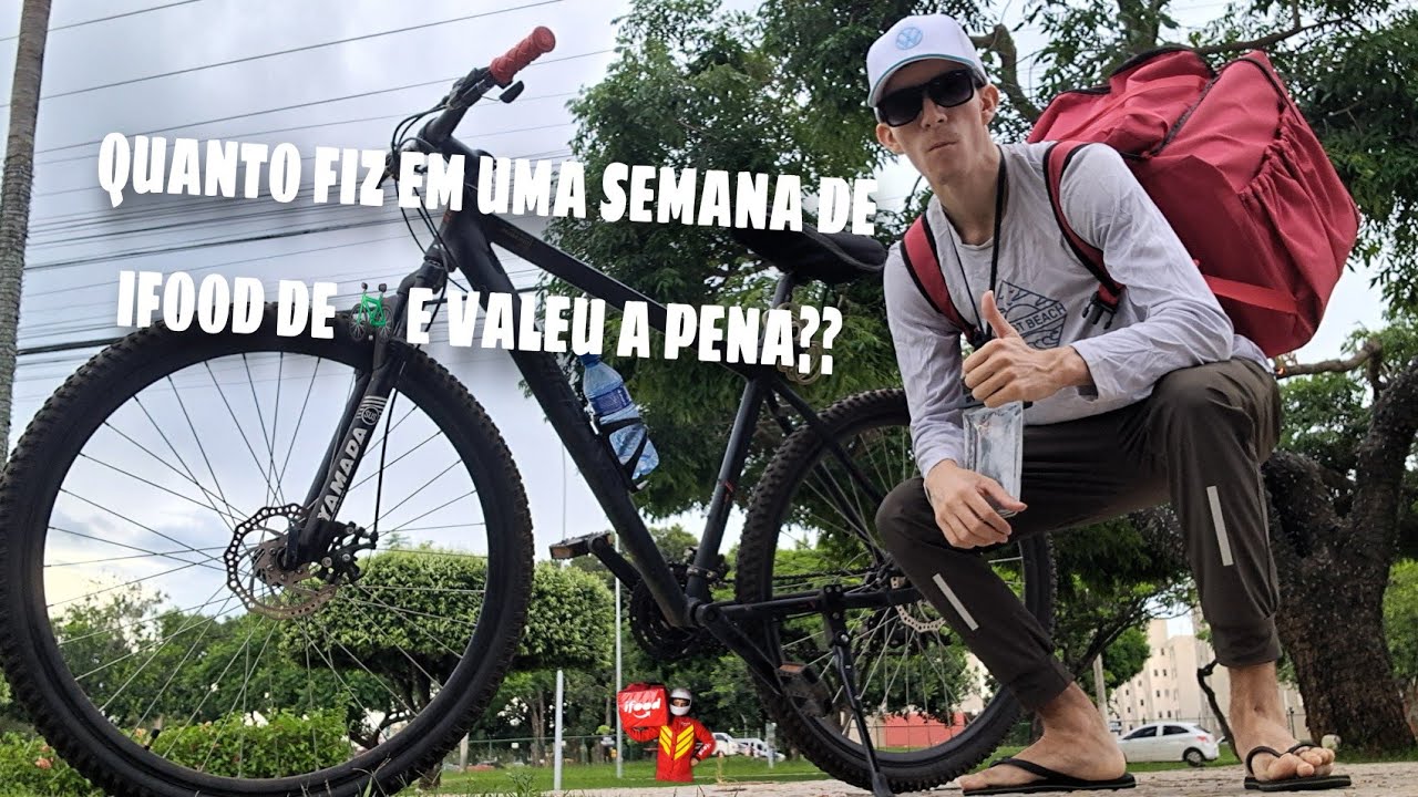 DESAFIO DE UMA SEMANA (7 DIAS) FAZENDO IFOOD DE BICICLETA!?