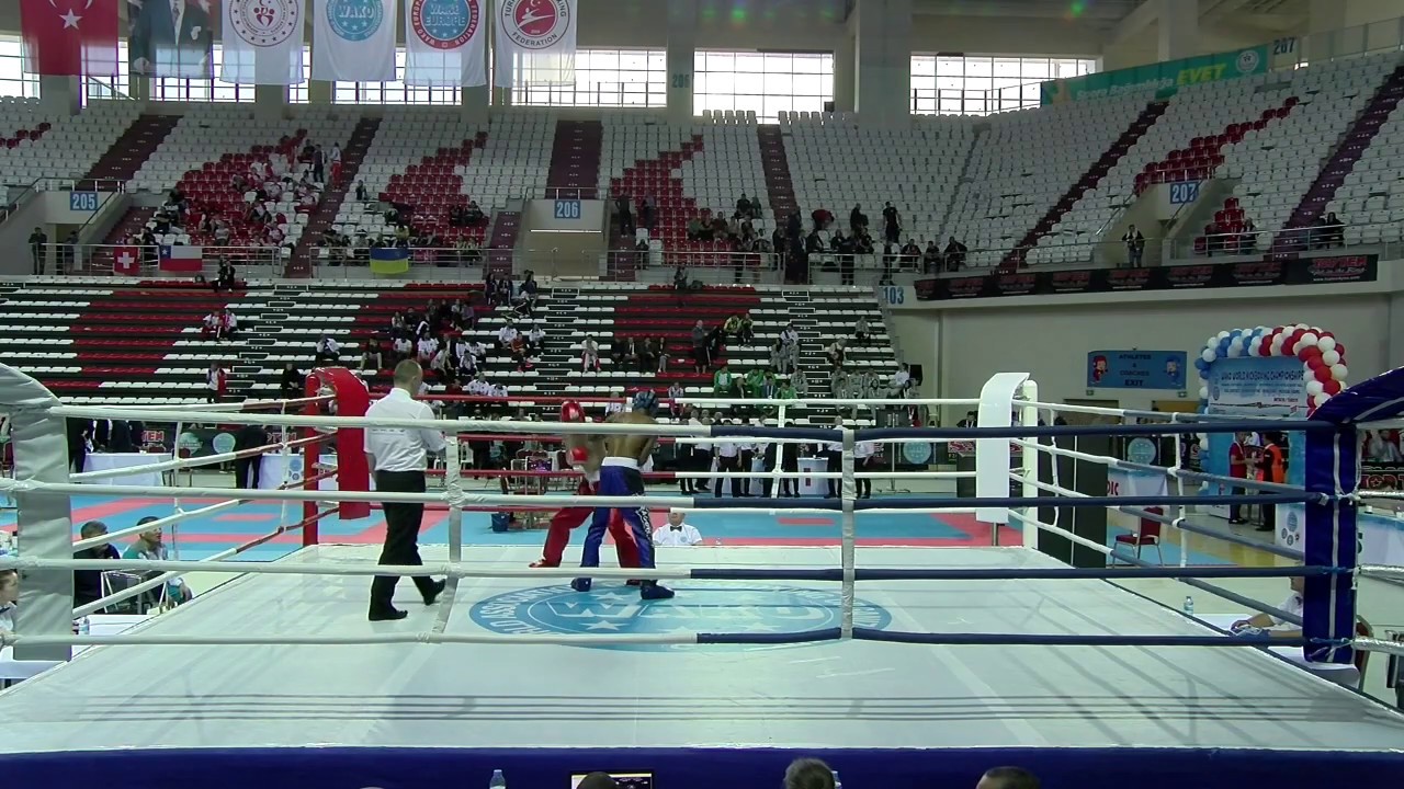 Dinmukhamed Baimuratov v Jean Cedrick Dinally WAKO World Championships 2019